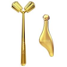 2 IN 1 3D Facial Massager & Gua Sha Massage Tool Cold Roller For Face Eyes Chin Lift Tightening Skin Tool Sculpting Beauty Tools - Chic Cart