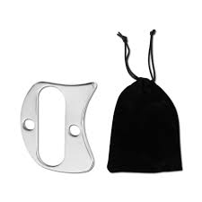 Stainless Steel Gua Sha Guasha Plate Massager Tool Scraper Physical Therapy Loose Muscle Meridian Massage Machine Spa Board Tool - Chic Cart