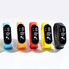 Kawaii Smart Watch For Kids Fashion Outdoor Waterproof Sports Kids' Watches Boy Girls Digital Watches Silicone montre enfant - Chic Cart