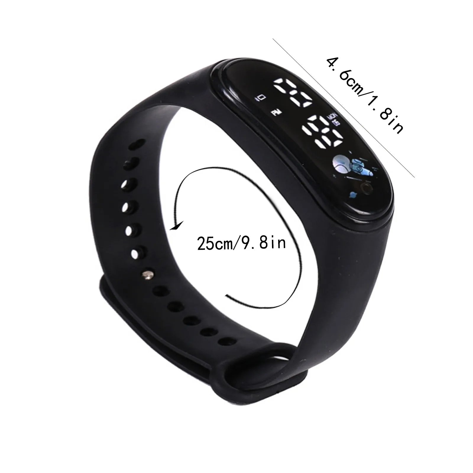 Kawaii Smart Watch For Kids Fashion Outdoor Waterproof Sports Kids' Watches Boy Girls Digital Watches Silicone montre enfant - Chic Cart