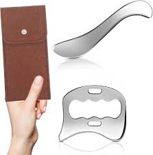Stainless Steel Gua Sha Scraping Massage Tool IASTM Tool for Back, Legs, Arms Scraper, Anti - cellulite, Muscle Massage Relaxation - Chic Cart