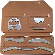 Stainless Steel Gua Sha Scraping Massage Tool IASTM Tool for Back, Legs, Arms Scraper, Anti - cellulite, Muscle Massage Relaxation - Chic Cart