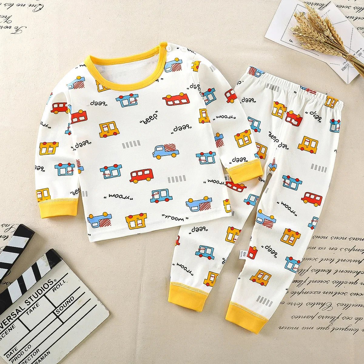 Kids Clothes Children Sets Children's Clothing Boys Girls CottonAutumn winter Clothing Pants Sleepwear Underwear Christmas Gift - Chic Cart