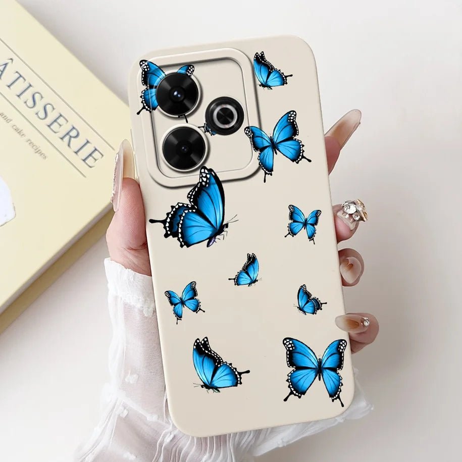 For Xiaomi Redmi 13 4G Case Cute Daisy Love Heart Milk Cow Girls Painted Soft Silicone Matte Cover For Xiaomi Redmi13 2024 Funda - Chic Cart