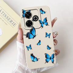 For Xiaomi Redmi 13 4G Case Cute Daisy Love Heart Milk Cow Girls Painted Soft Silicone Matte Cover For Xiaomi Redmi13 2024 Funda - Chic Cart
