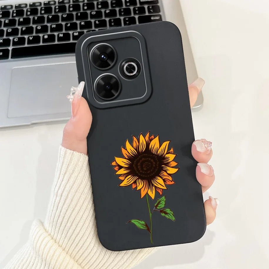 For Xiaomi Redmi 13 4G Case Cute Daisy Love Heart Milk Cow Girls Painted Soft Silicone Matte Cover For Xiaomi Redmi13 2024 Funda - Chic Cart