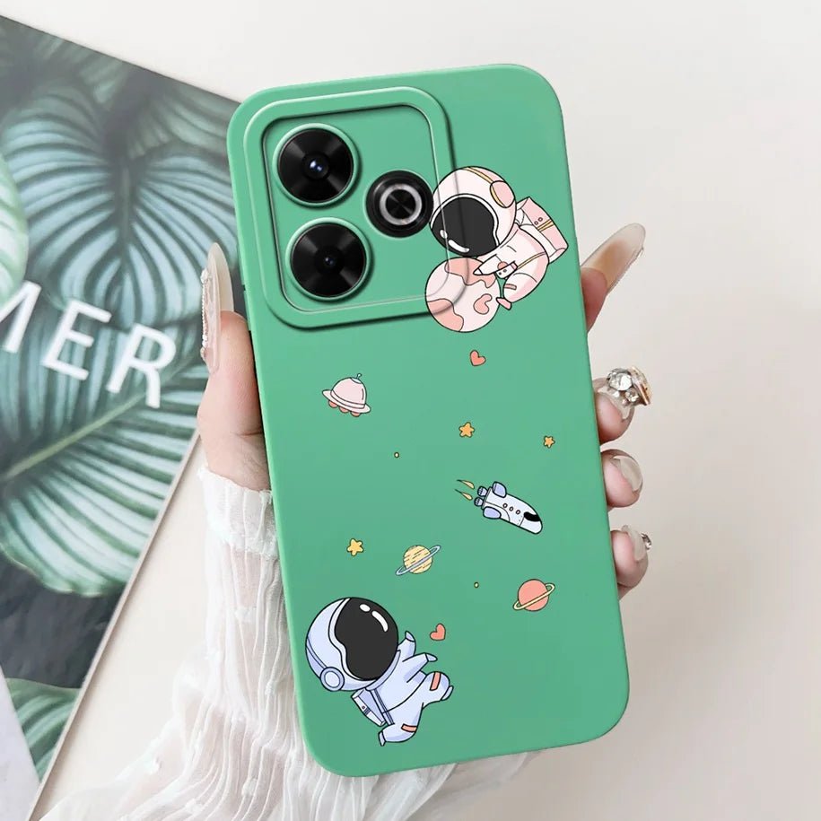 For Xiaomi Redmi 13 4G Case Cute Daisy Love Heart Milk Cow Girls Painted Soft Silicone Matte Cover For Xiaomi Redmi13 2024 Funda - Chic Cart