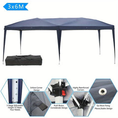 10'x 20' Portable Canopy Tent Gazebo Pop Up Waterproof Tent Wedding With Bag - Chic Cart