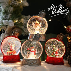 Christmas Holiday Decorations Luminous Simulation Flat Light LED Decoration Scene Layout Flame Light Home Decor - Chic Cart