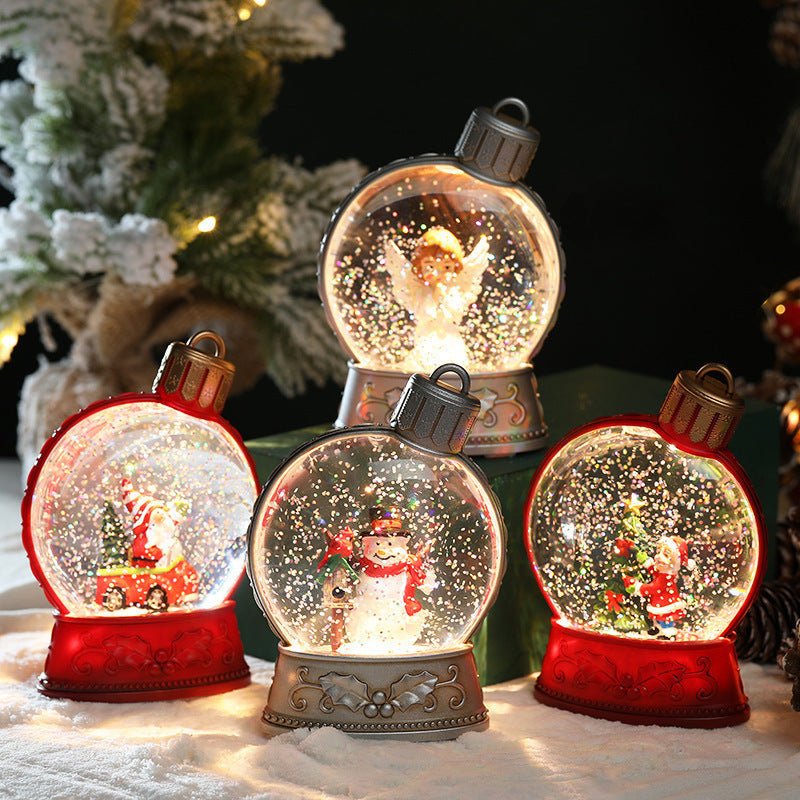 Christmas Holiday Decorations Luminous Simulation Flat Light LED Decoration Scene Layout Flame Light Home Decor - Chic Cart