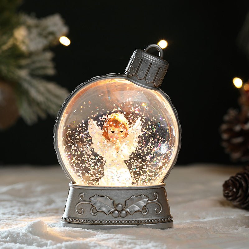 Christmas Holiday Decorations Luminous Simulation Flat Light LED Decoration Scene Layout Flame Light Home Decor - Chic Cart