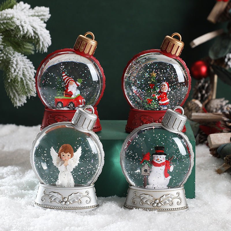 Christmas Holiday Decorations Luminous Simulation Flat Light LED Decoration Scene Layout Flame Light Home Decor - Chic Cart