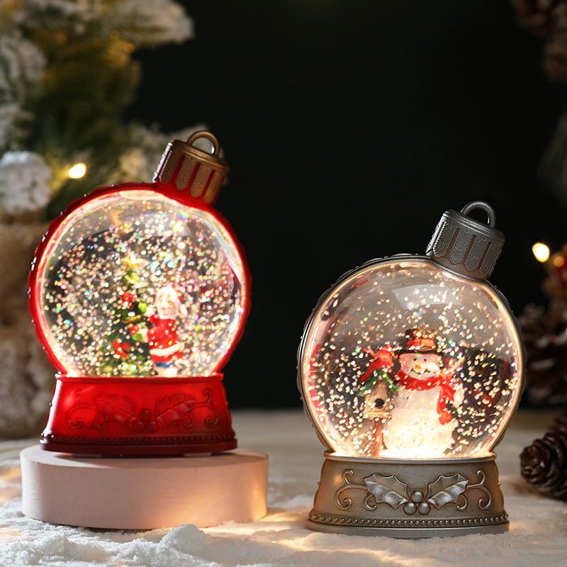 Christmas Holiday Decorations Luminous Simulation Flat Light LED Decoration Scene Layout Flame Light Home Decor - Chic Cart
