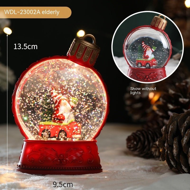 Christmas Holiday Decorations Luminous Simulation Flat Light LED Decoration Scene Layout Flame Light Home Decor - Chic Cart