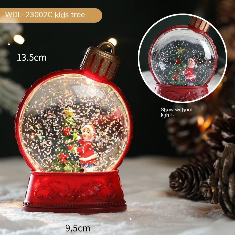 Christmas Holiday Decorations Luminous Simulation Flat Light LED Decoration Scene Layout Flame Light Home Decor - Chic Cart