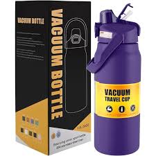 26oz/33oz/40oz/50oz Outdoor Thermos 304 Stainless Steel Thermal Mug Vacuum Flasks Cold and Hot Sports Water Bottle with Straw