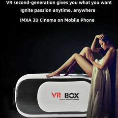 3D VR Glasses Headset Head - Mounted Adjustable VR For 4.7 - 6.1 Inches Android Smart Phones Virtual Reality Movie Game Helmet - Chic Cart