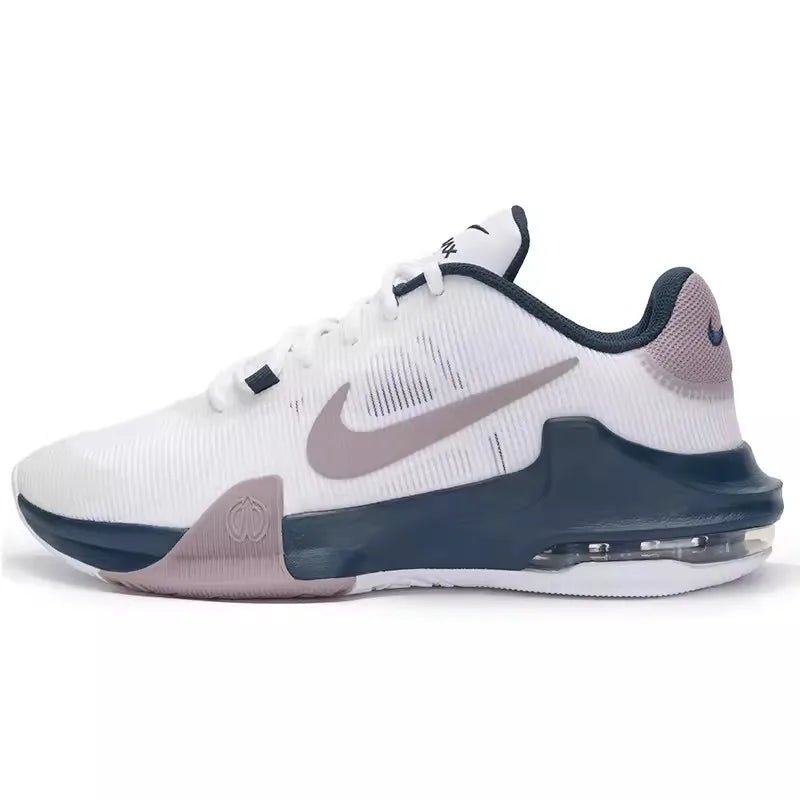 Nike men's shoes new AIR MAX IMPACT 4 air cushion shoes low wear cushioned basketball shoes sports shoes - Chic Cart