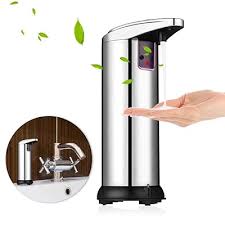 Intelligent automatic sensing stainless steel soap dispenser for washing mobile phones, contactless for home kitchen wall mounte - Chic Cart 