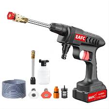 EAFC 60Bar Cordless High Pressure Car Washer  30000mAh Rechargeable Car Wash Gun Electric Water Gun Foam Machine