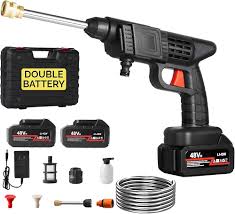 EAFC 60Bar Cordless High Pressure Car Washer  30000mAh Rechargeable Car Wash Gun Electric Water Gun Foam Machine
