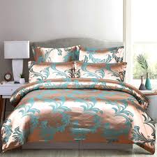 Luxury Floral Satin Duvet Set - 3 Pieces