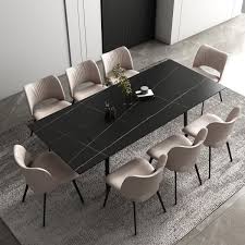 Extendable Rustic Dining Table for 6-10 Seats