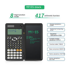 2 In 1 Foldable Scientific Calculators Handwriting Tablet Learning Function Calculator Foldable Desk Scientific Calculators - Chic Cart