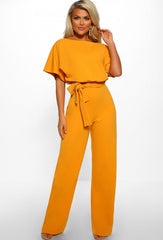 7 - color Fashion Lace - up Button Short - sleeved Women's Jumpsuit - Chic Cart