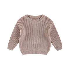 0-5Yrs Baby Boys Girls Knit Sweater Clothes 2024 New Toddler Infant Newborn Knitwear Soft Spring Long Sleeve Baby Pullover Tops