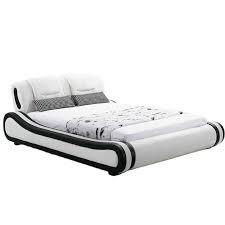 Luxury King Size Smart Leather Massage Bed