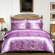 Luxury Floral Satin Duvet Set - 3 Pieces