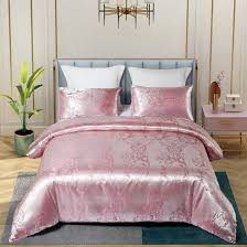 Luxury Floral Satin Duvet Set - 3 Pieces
