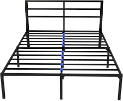 Stylish Sturdy Metal Bed Frame with Storage