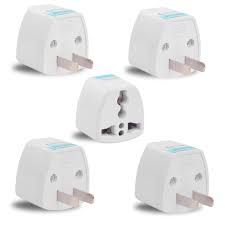 3pcs Universal Travel Adapters, European Travel Plug US UK AU to EU Plug Converter Socket Universal Plug to 2 Pin 4 mm for Home