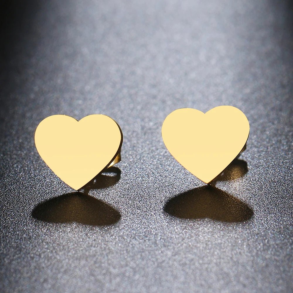 Stainless Steel Earrings Minimalism Map Sun Classic Hot Sale Fashion Stud Earrings Simple Earrings For Women Jewelry Wedding NEW - Chic Cart
