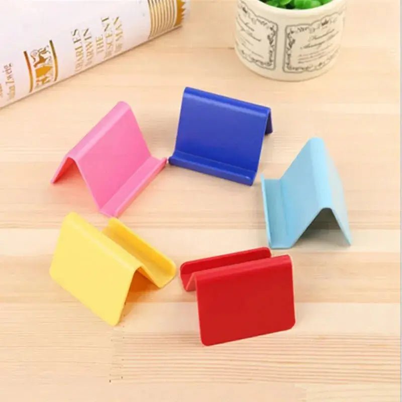 Multifunctional Desktop File Bracket Simple Storage Stand Mini Mobile Phone Generic Bracket Tablet Mobile Phone Lazy Bracket - Chic Cart