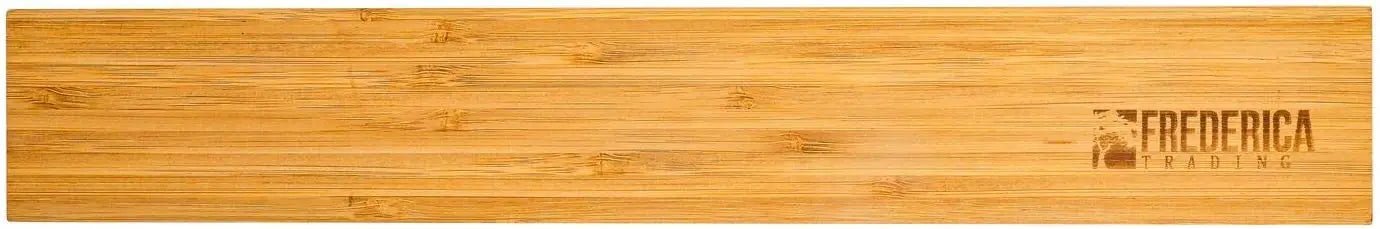 Bamboo Magnetic Knife Strip Holder - For Knives, Utensils, Cutlery, - Chic Cart